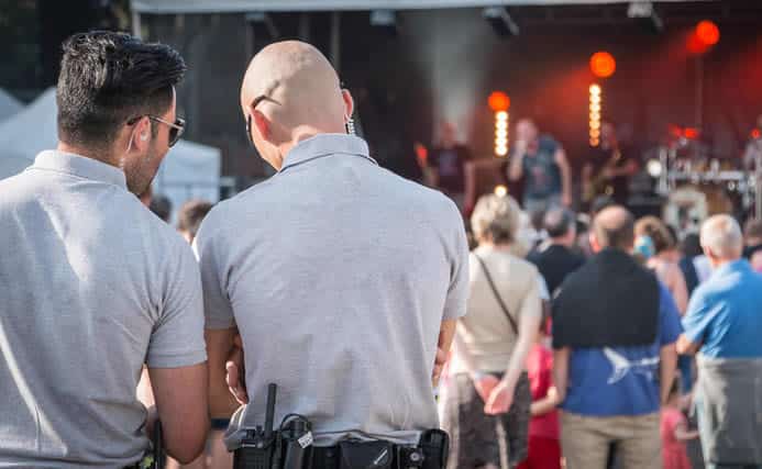 How does the warehouse benefit from private bodyguard services